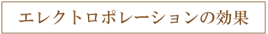 エレクトロポレーション効果